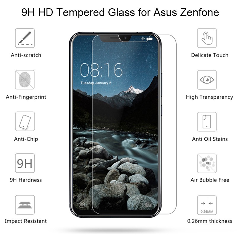 ASUS ZenFone 5Q/5 Lite/ZC600KL 5/5Z/ZS620KL/ZE620KL/ZS621KL Selfie/Selfie Pro/ZC600KL ZD551KL Kính Cường lực Miếng dán G