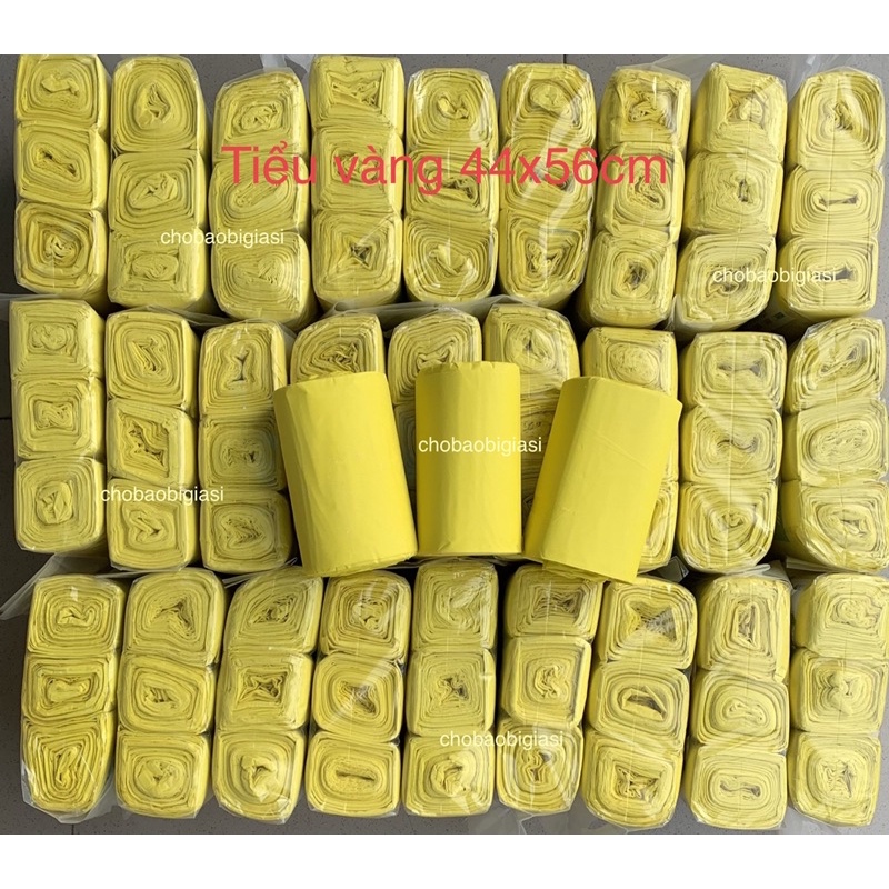 {1 kg/size} Túi rác cuộn vàng, không lõi, hàng đẹp, dai, chắc chắn (SP y hình)