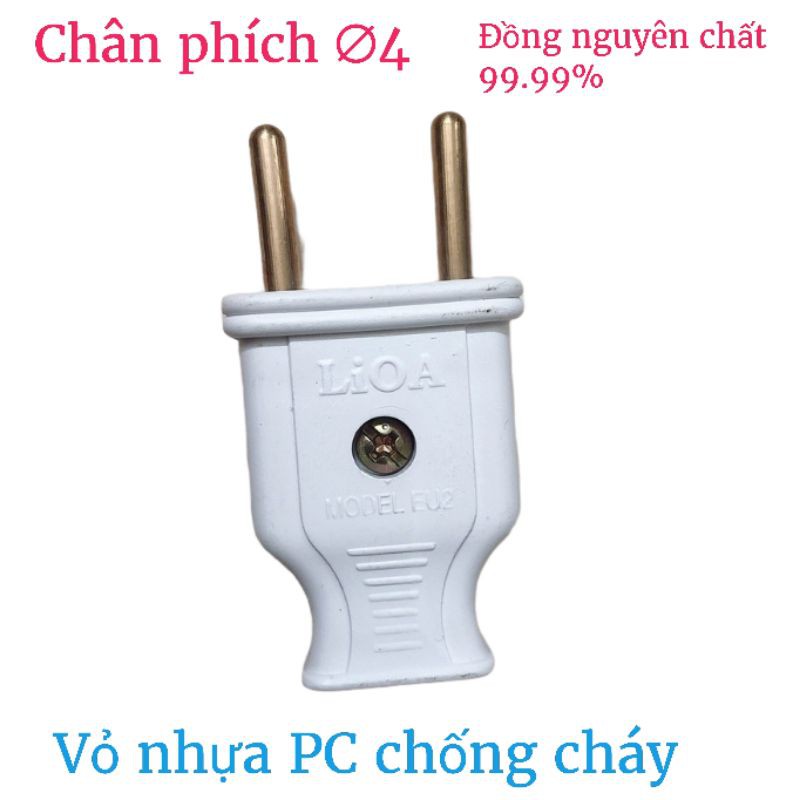 (Giá SALE) Phích cắm LIOA EU 2∅4