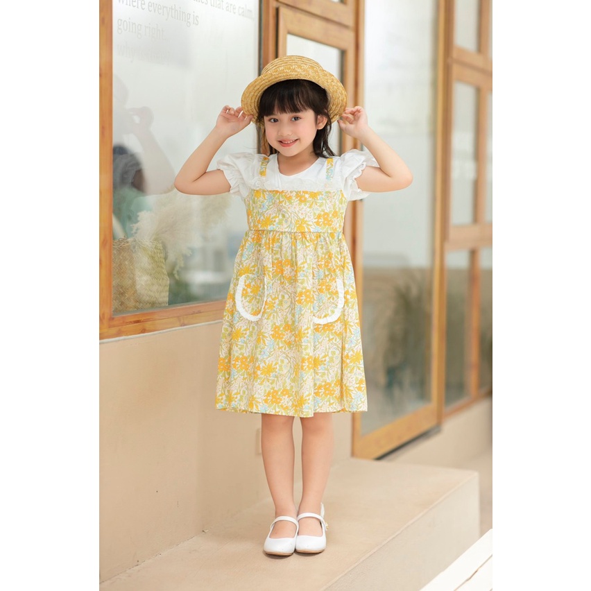 Đầm cho bé gái 1 2 3 4 5 6 7 8 9 10 11 12 tuổi Babystore88, Váy bé gái mùa hè hàng thiết kế cao cấp V78