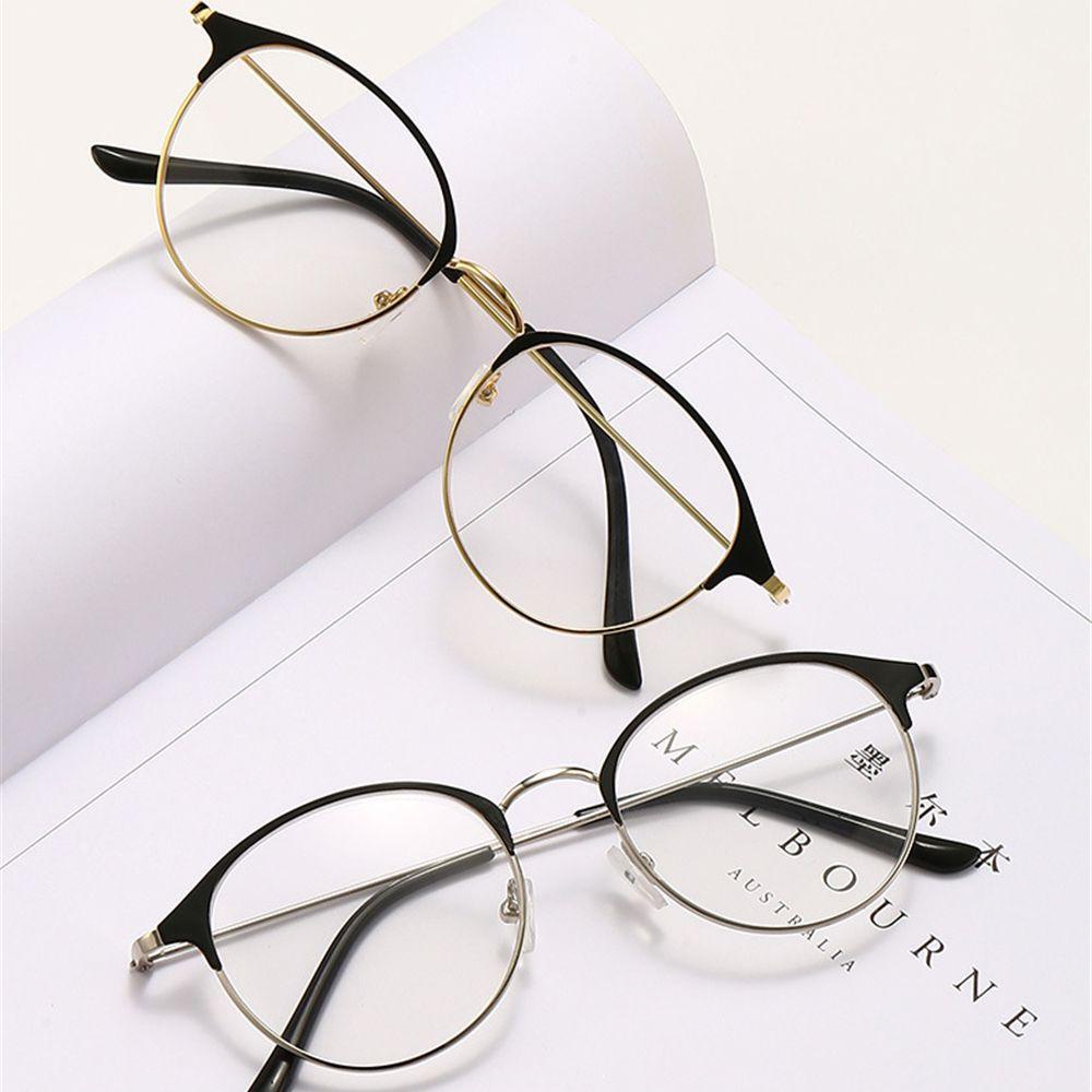 KENT1 Kính Mát Gọng Kim Loại Tròn Siêu Nhẹ - 1.0 ~ - 4.0