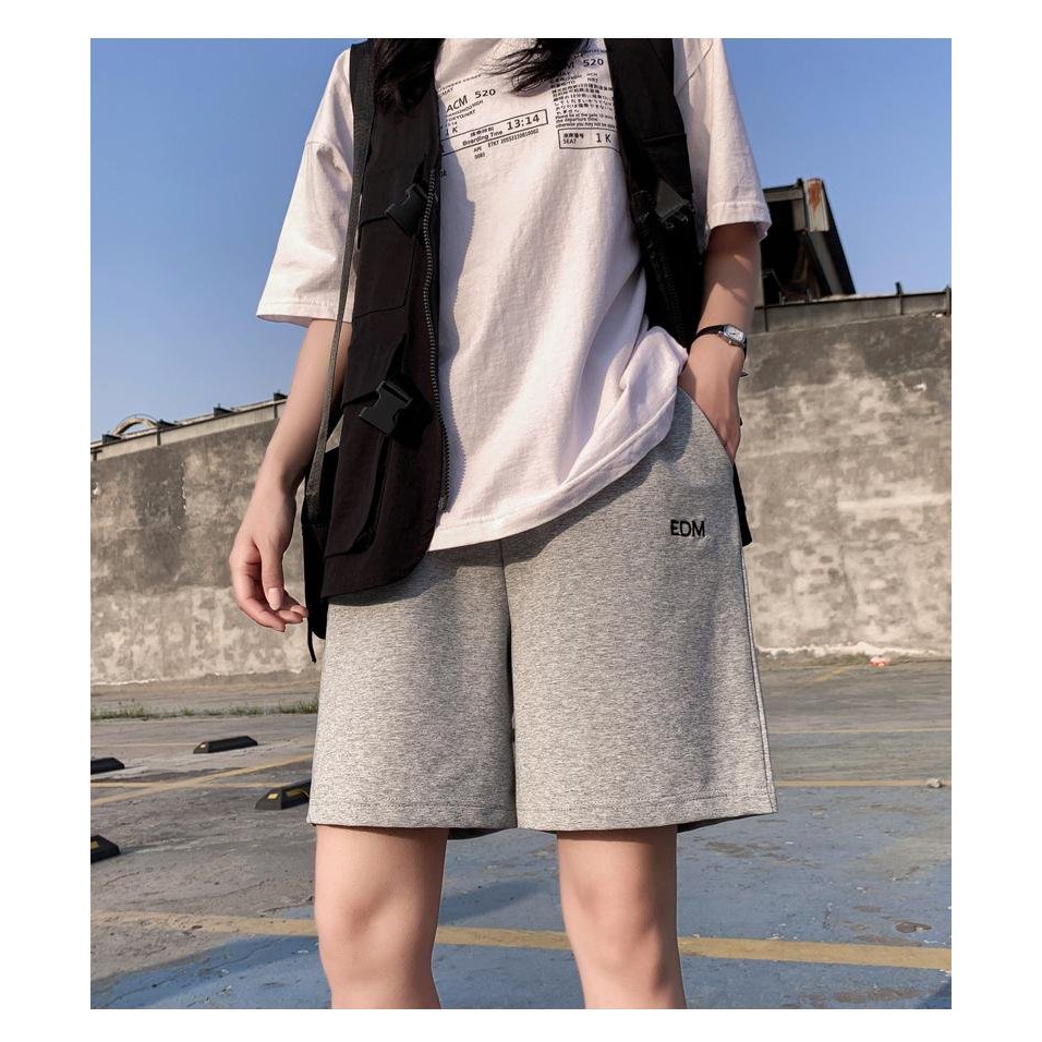 FS 0Đ_QUẦN SHORT NỮTHÊU CHỮ EDM