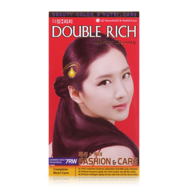 Thuốc nhuộm tóc double rich 60g các màu