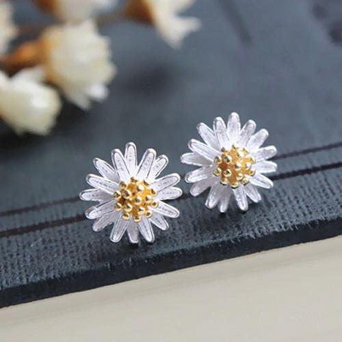 Bông Tai Nữ Bông Tai Nụ Hoa Đồng Tiền Nhỏ Xinh Phong Cách Hàn Quốc