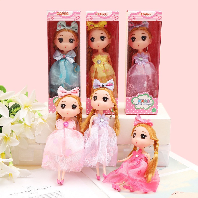 Đồ chơi búp bê cho bé, búp bê Chibi dễ thương dành cho các bé gái 12cm-18cm - TKL strore