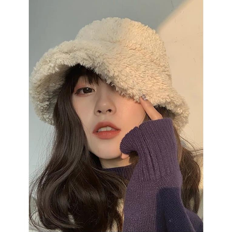 Mũ len lông cừu nón bucket ulzzang cá tánh dễ mix and max 👒