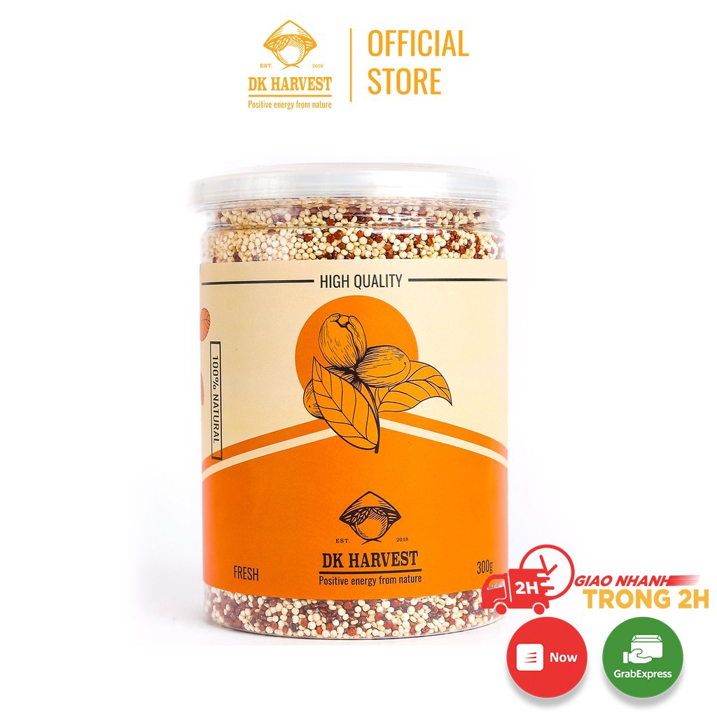 Hạt diêm mạch 2 màu (đỏ + trắng) DKHARVEST Mixed Quinoa - Hàng nhập khẩu Úc