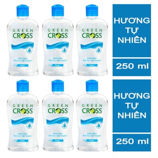 Dung dịch rửa tay nhanh Green Cross 250ml hương bất kỳ