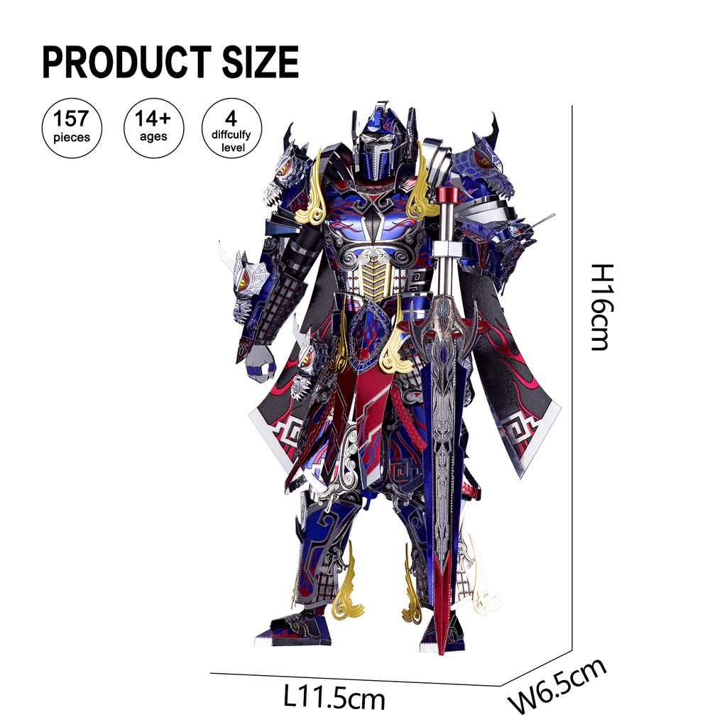 Set đồ chơi lắp ráp PIECECOOL DIY mô hình mecha 3D kim loại dành cho người lớn
