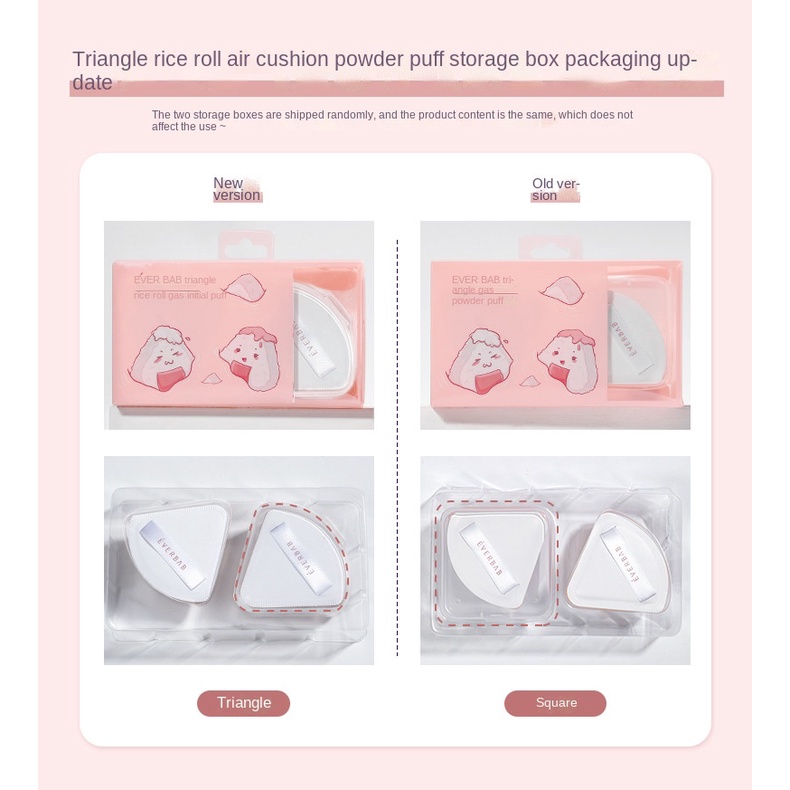 Everbab Bông phấn tạo kiểu tạo kiểu kem nền dạng lỏng Air cushion