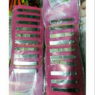 Vỉ Cặp Tóc Ba Lá Sắt 6.5cm (10 Cái/1 Vỉ)
