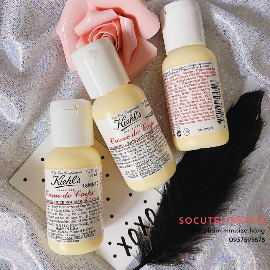 Kem dưỡng thể Kiiehl’s Creme de Corps Minisize 30ml