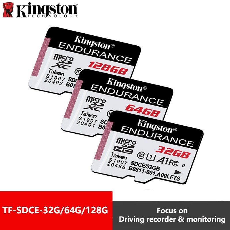 Ready Stock Kingston High Endurance MicroSD Card Class10 64GB 32GB 128GB Memorias Micro SD Fast Delivery