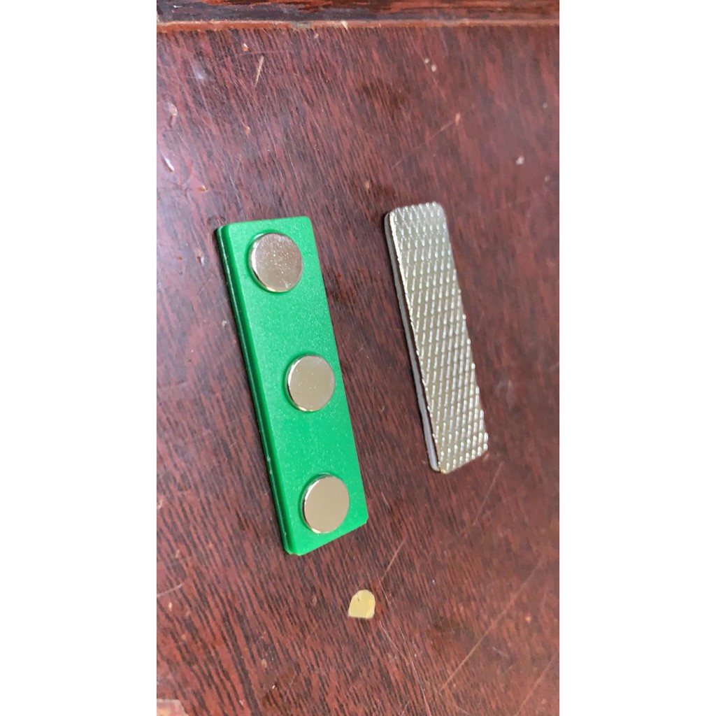 Nam châm cài áo, thẻ cài tên nam châm hàng chuẩn đẹp, 1 nút, 2 nút, 3 nút