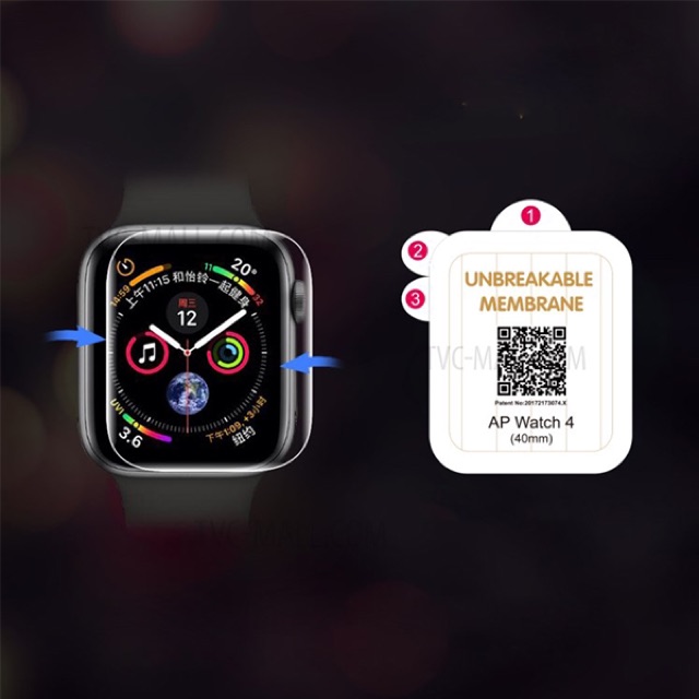 Miếng dán PPF Apple Watch bảo vệ màn hình apple watch 38|42|40|44 (mm) series 5/4/3/2/1