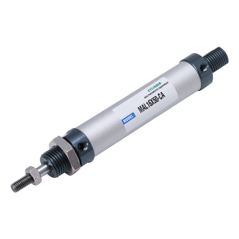 Xi lanh nén khí gắn động cơ xe oto, xi lanh khí nén mal 16*25-50-75-100-150-200-250-300