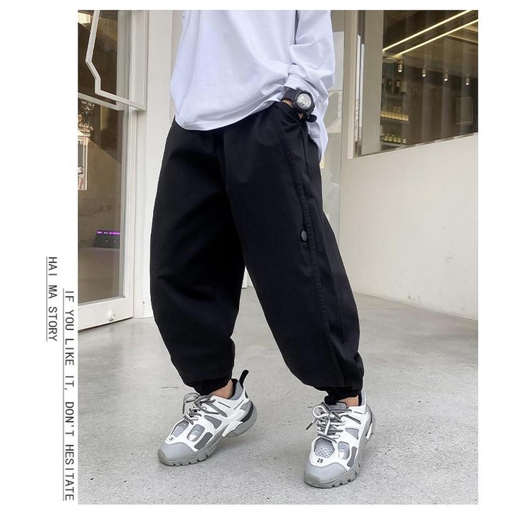 Quần dài vải mỏng thời trang phương Tây phong cách cá tính cho bé trai