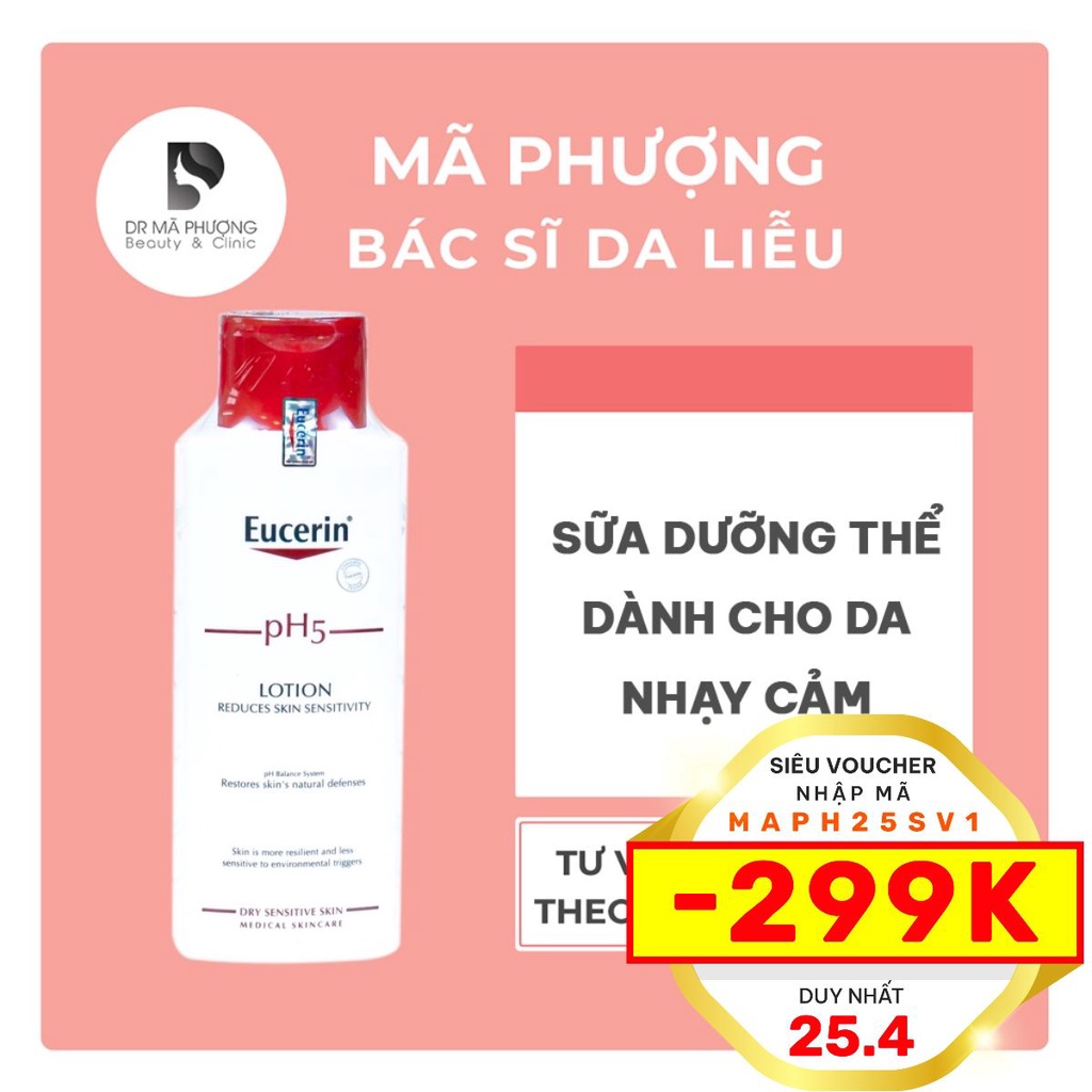 Dưỡng thể Eucerin pH5 Lotion (250ml)