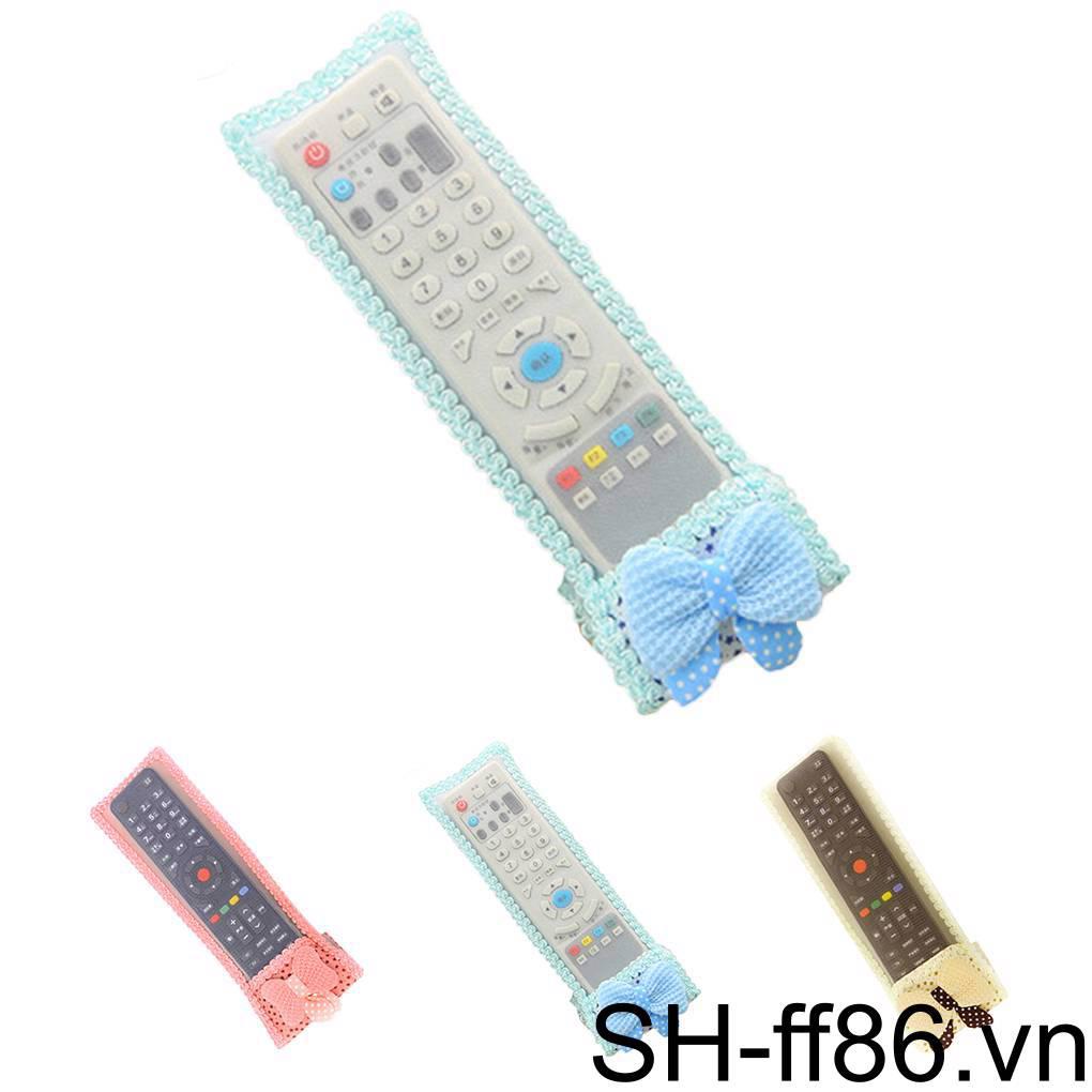 Vỏ Bọc Điều Khiển Từ Xa Chống Bụi Màu Hồng Kích Thước 21x8cm Tiện Dụng Cho Máy Lạnh / Máy Điều Hòa