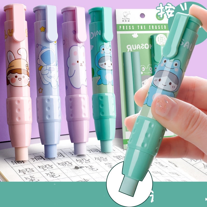 Bút bấm tẩy tiện lợi,tẩy gôm dạng bút bấm