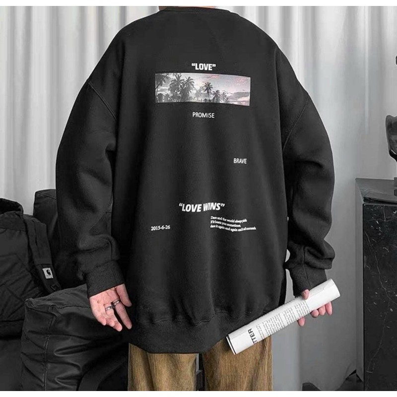 Áo nỉ, áo sweater LOVE WINS | BigBuy360 - bigbuy360.vn