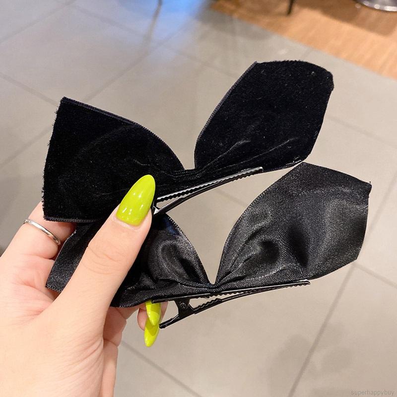 Kẹp Tóc Hình Nơ Bản To Phong Cách Hàn Quốc