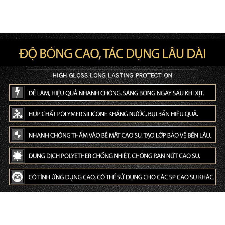 Chai Xịt Bóng Lốp Xe Ô Tô