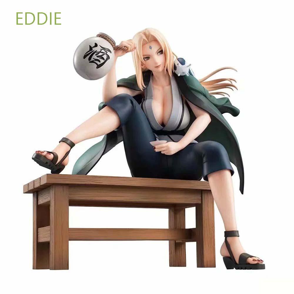 Mô hình nhân vật Shippuden Tsunade hoạt hình Naruto bằng PVC trang trí bàn làm việc