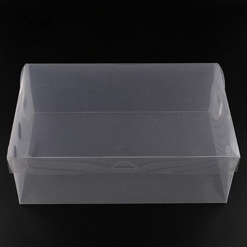 Hộp Đựng Giày Bằng Nhựa Trong Suốt Có Thể Xếp Chồng Gọn Gàng 10X
