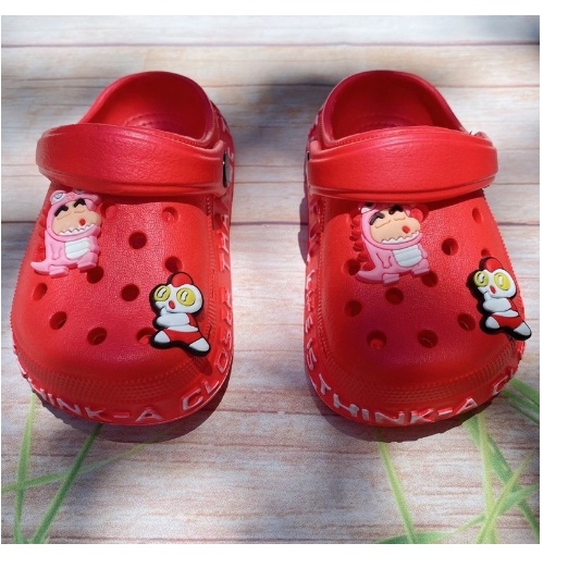 DÉP Sục Kèm Sticker Siêu Nhẹ Chống Trơn Trượt CHO BÉ