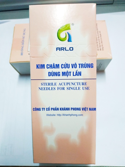 ✅  Kim châm cứu vô trùng dùng một lần KHÁNH PHONG HỒNG kim châm cứu tiệt trùng dạng vỉ ARLO Khánh Phong ARLO
