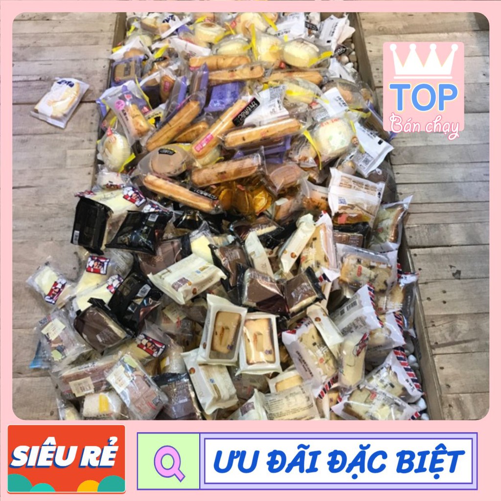 30 chiếc bánh Đài Loan mix trên 15 vị