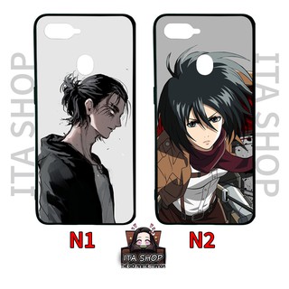 Ốp lưng Attack On Titan - Ốp Anime cho Oppo F5 F7 F9  A5s A7 A12 A9 2020 A5 2020 A31 A91 A52 A92 A93
