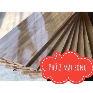Tấm gỗ ghép 60x80x18mm . Phủ 1 mặt keo