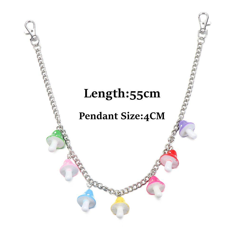 Dây Xích Nhựa Resin Màu Sắc Kẹo Ngọt Phong Cách Harajuku Cổ Điển