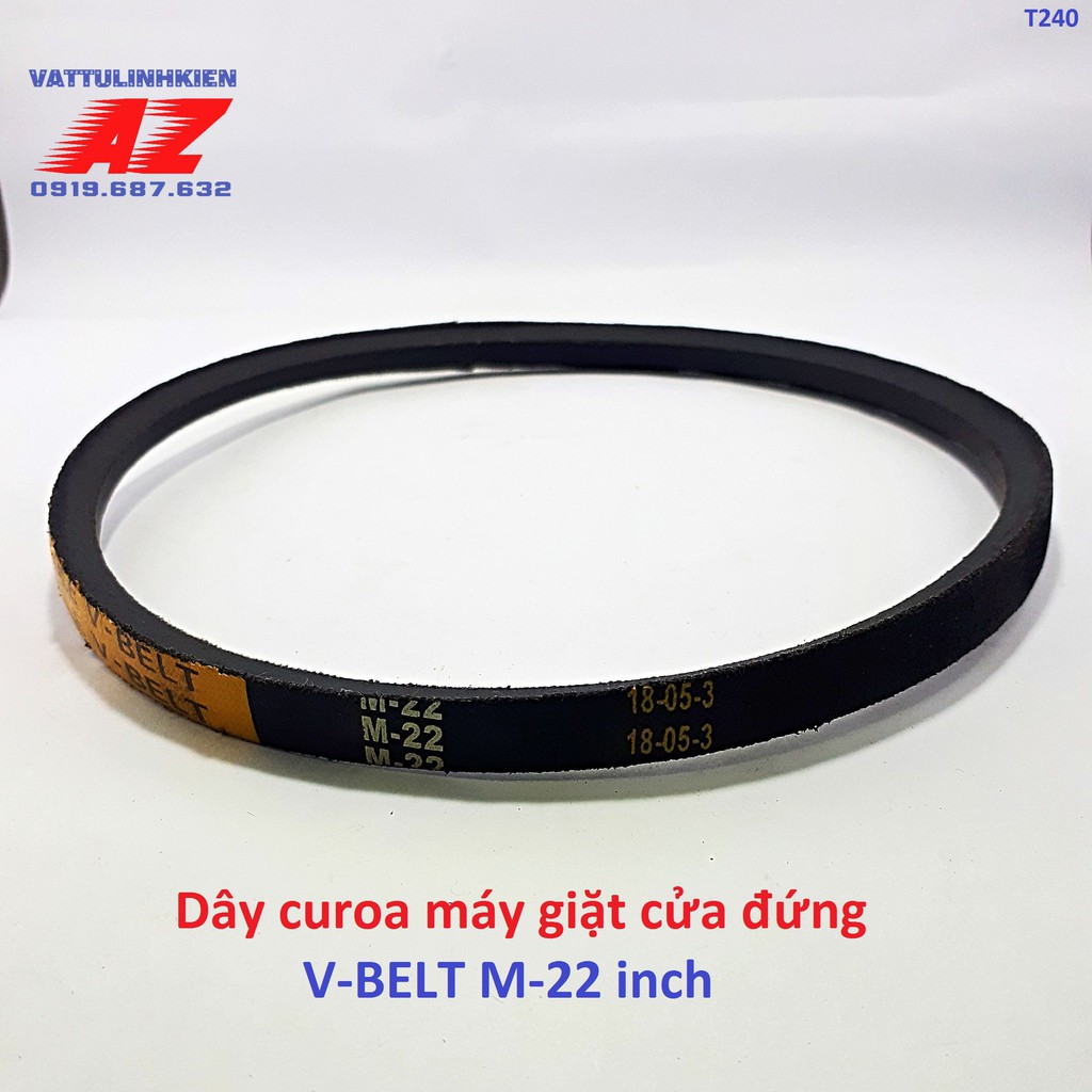 Dây curoa máy giặt cửa đứng cỡ M-18;M18.6;M19;M-20.5;M-21:M-22