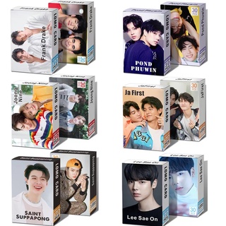  Set 30 thẻ hình diễn viên tùy chọn Jafirst  Pond Phuwin Frank Drake  Joong Nine  Saint Suppapong  Lee Sae 