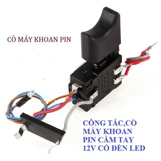 Công tắc máy khoan pin,cò máy khoan pin 12v