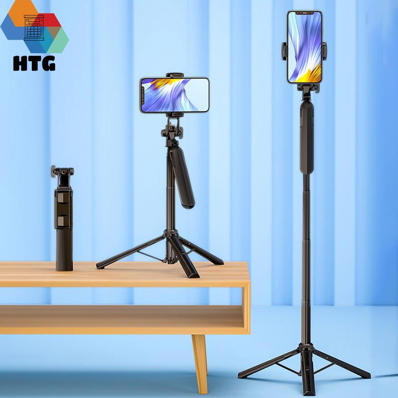 Gậy Chụp Hình Selfie Có Chống Rung, Siêu Dài, Quay Video Livestream, Tiktok Video, Chụp Toàn Cảnh 360, Có Bluetooth