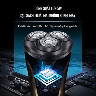 Máy cạo râu sạc điện 3 lưỡi kép hàng xịn bảo hành 24 tháng