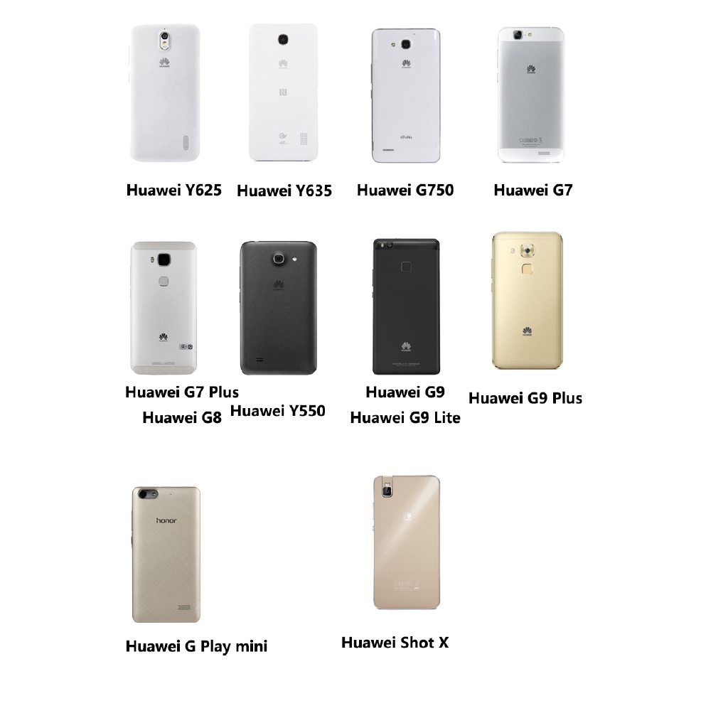 Ốp điện thoại chất liệu silicon dành cho Huawei G620s Y625 G750 G7 G8 G9 Plus G Play Mini Shot X