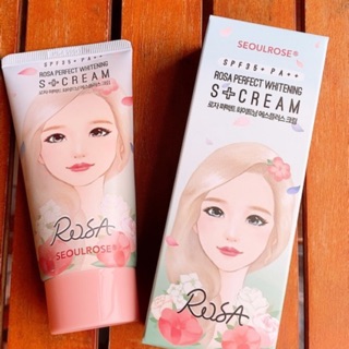 Kem .Chống Nắng Trắng Da - Seoulrose Rose Rosa Perfect Whitening S+ Cream SPF35+ PA++