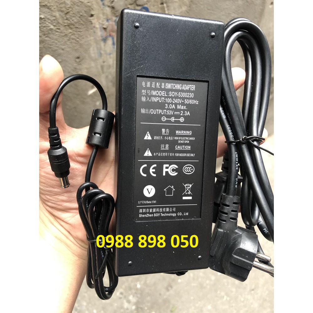 nguồn adapter 53V 2.3A cho Switch PoE Dahua