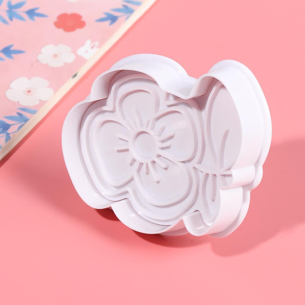 CONOPERY Khuôn Nhựa In Trang Trí Bánh Quy Hình Hoa Xinh Xắn