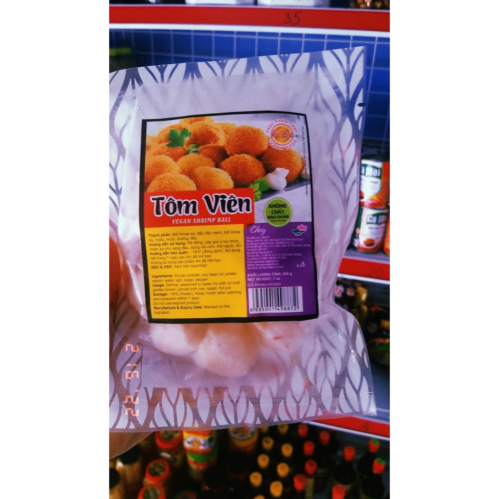 TÔM VIÊN CHAY BỊCH 200G ( HÀNG LẠNH CHỈ GIAO HCM)