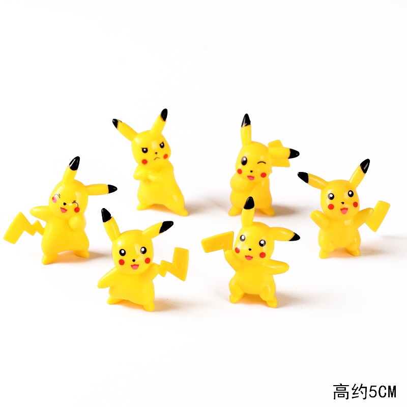 Mô Hình Pikachu Trang Trí Bánh Kem Xinh Xắn