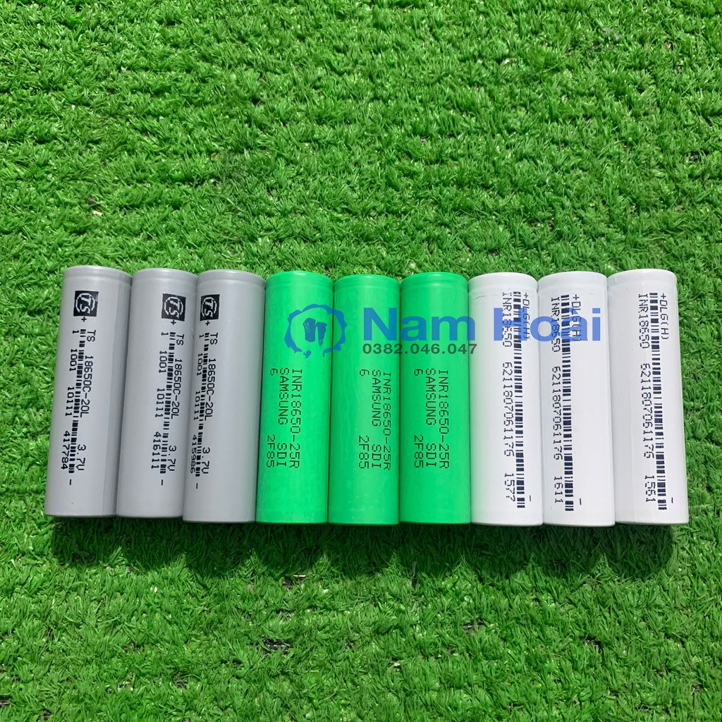 Pin Cell 18650 3200mAh 2500mAh 2000mAh 1500Ah - Xả Cao 30A