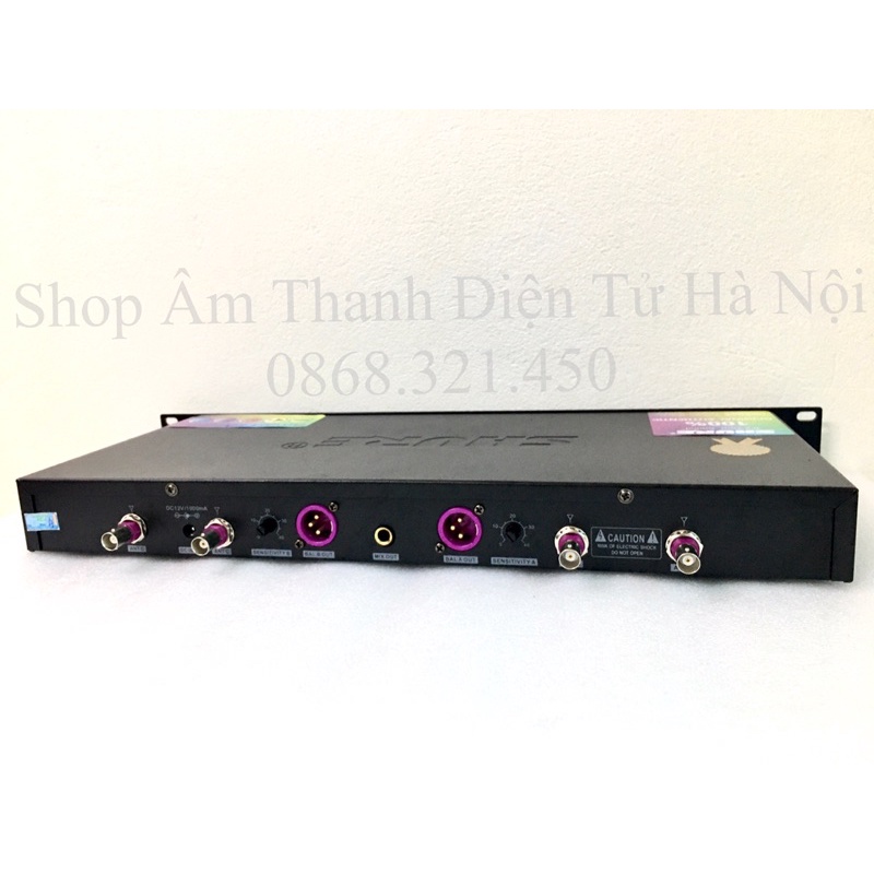 Micro Không Dây UGX 30 Vỉ Tím, Có Tự Ngắt, Dò Sóng Chỉnh Tần Số Hiện Đại. Chuyên Karaoke Chuyên Nghiệp.