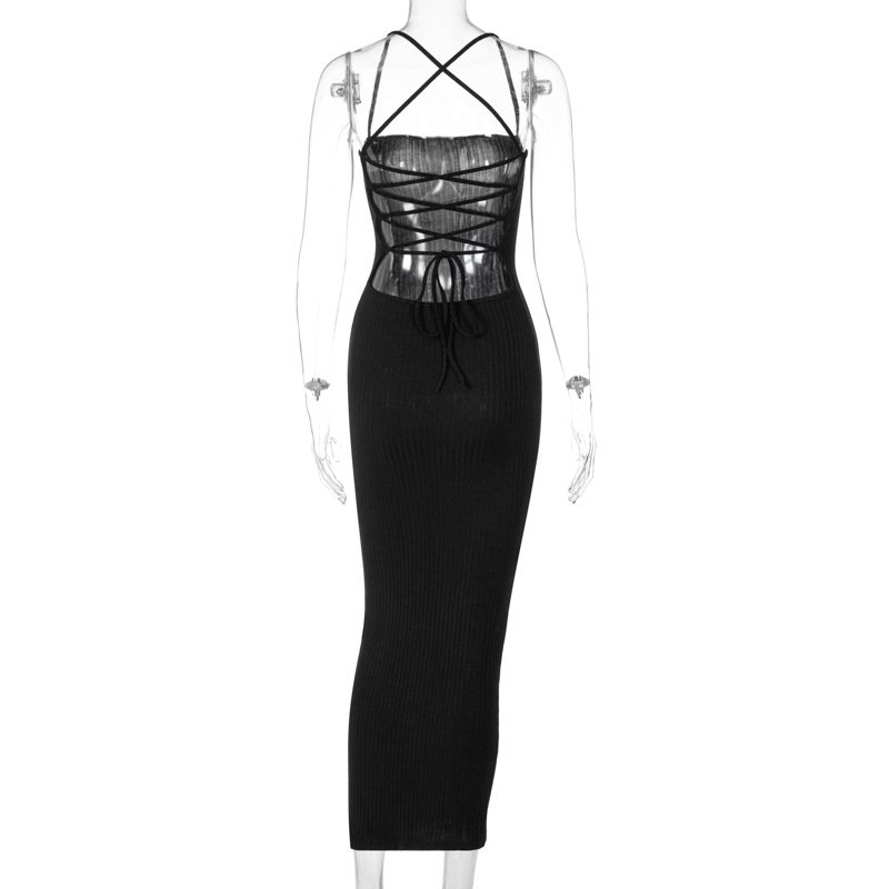 Sexy Backless Design Slim-fit Dress