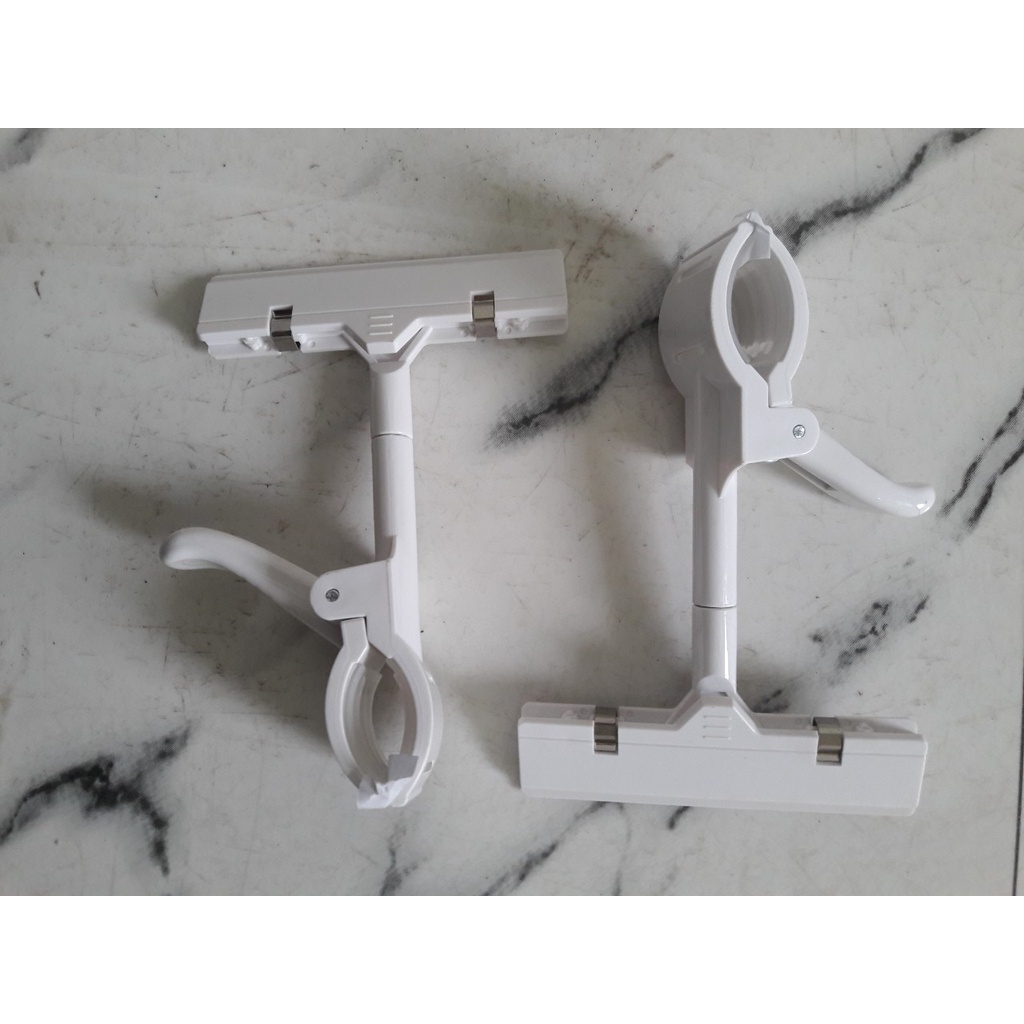 Kẹp quảng cáo V01đen, trắng sữa, trắng trong, kẹp 2 đầu bằng mica chuyên dùng kẹp biển sale, giấy sale